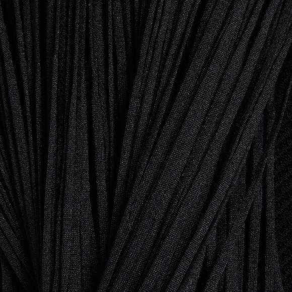 Herve Leger Black Bodycon Fringe Dress NEW - Picture 5 of 6